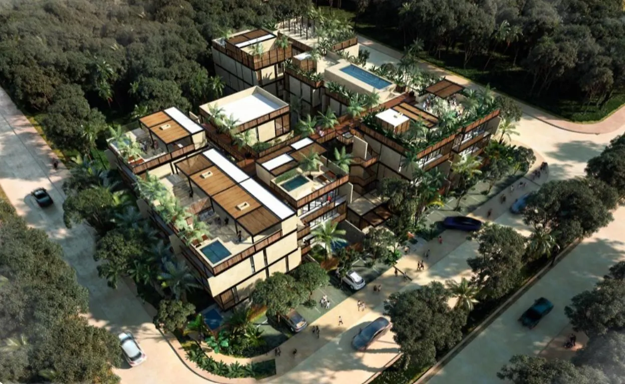Luxury Aldea Zama 2Br Private Pool Lägenhet Tulum